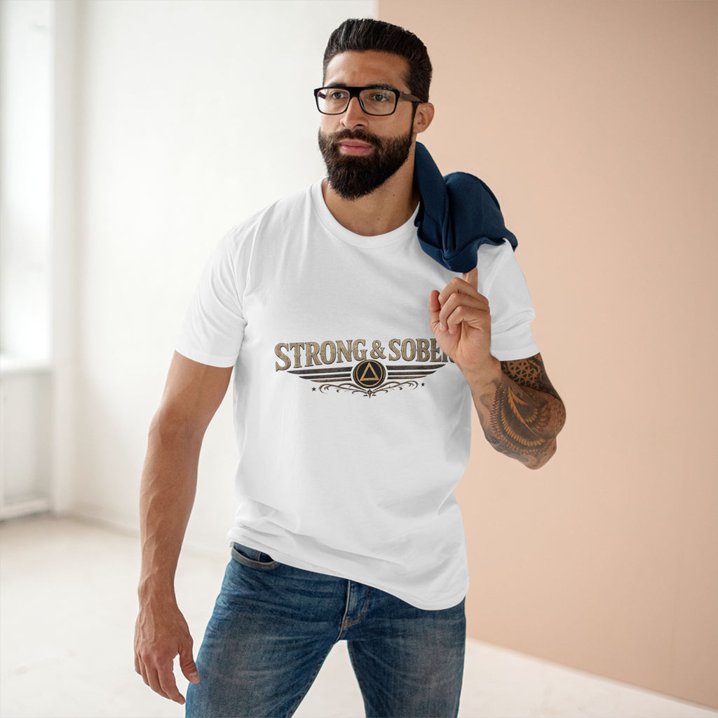 Men's Recovery Tee — Strong & Sober