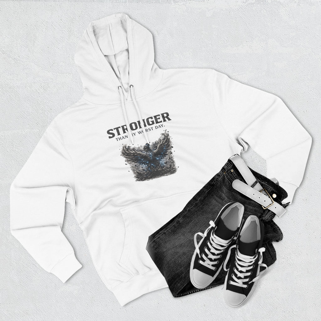 Stronger Than My Worst Day Hoodie — "Some Days My Mind Is the Battlefield" Mental Health Awareness Hoodie