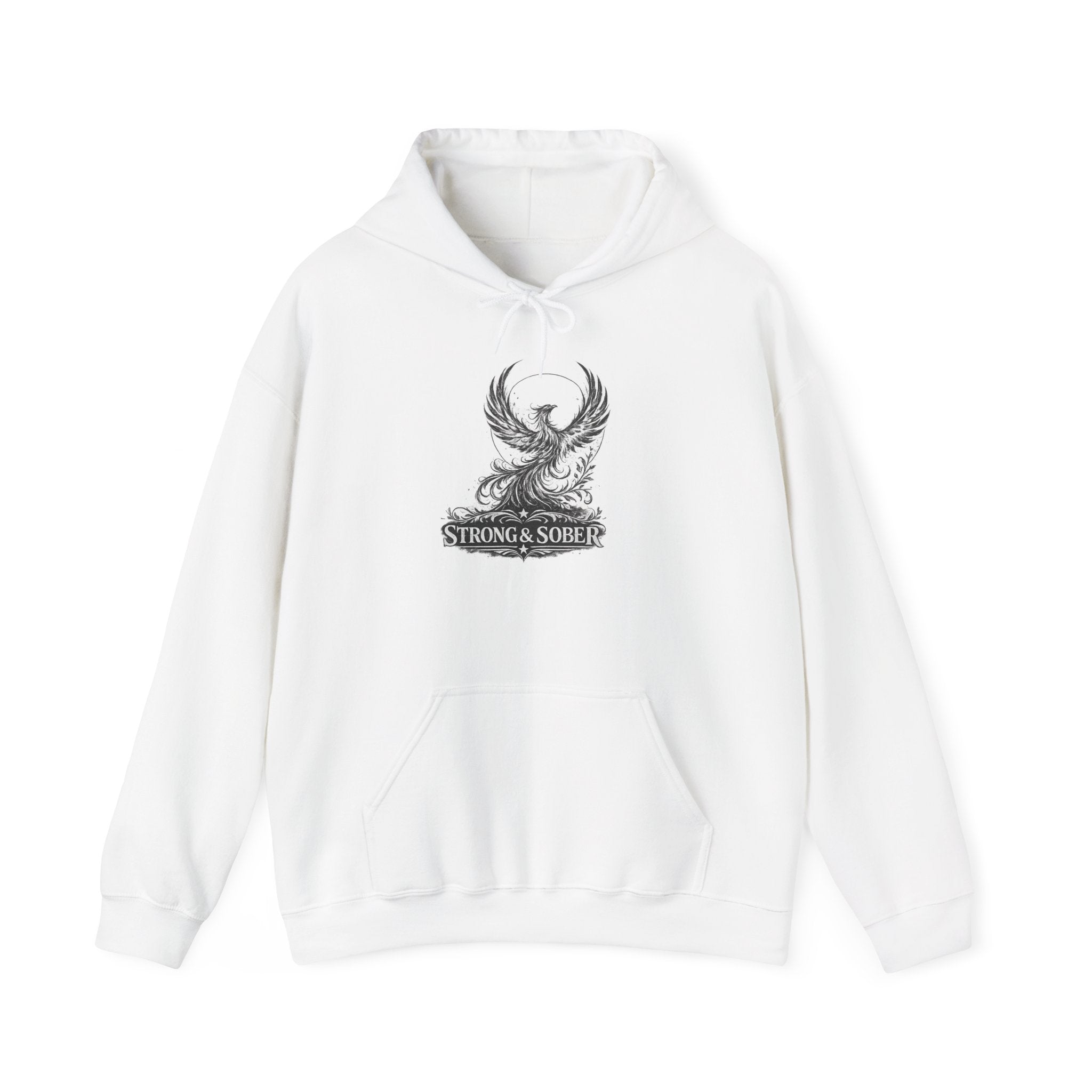 Phoenix Recovery Hoodie – "Strong & Sober" Inspirational Sober Living Sweatshirt