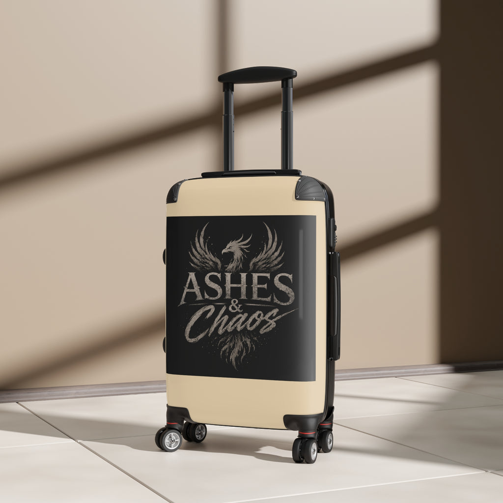 Ashes & Chaos Carry-On Suitcase — Phoenix Logo Travel Luggage