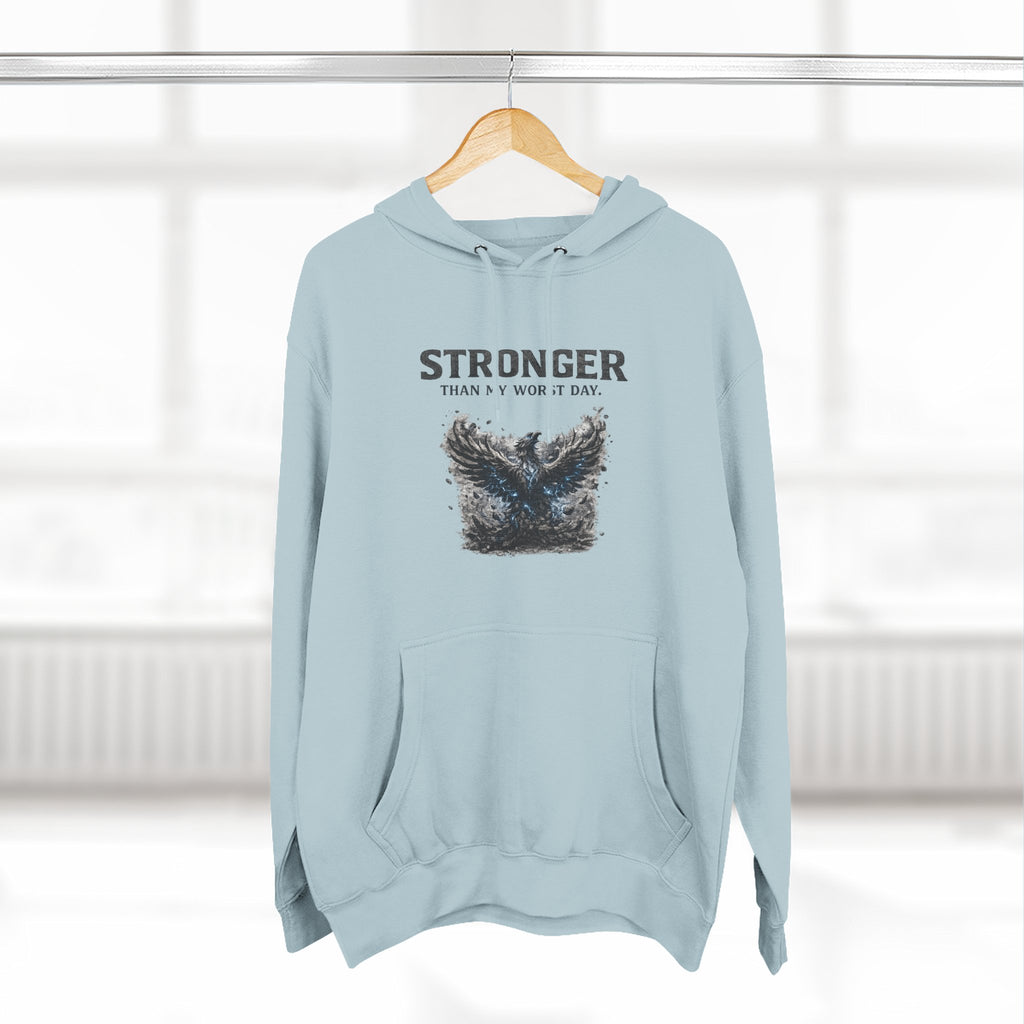 Stronger Than My Worst Day Hoodie — "Some Days My Mind Is the Battlefield" Mental Health Awareness Hoodie