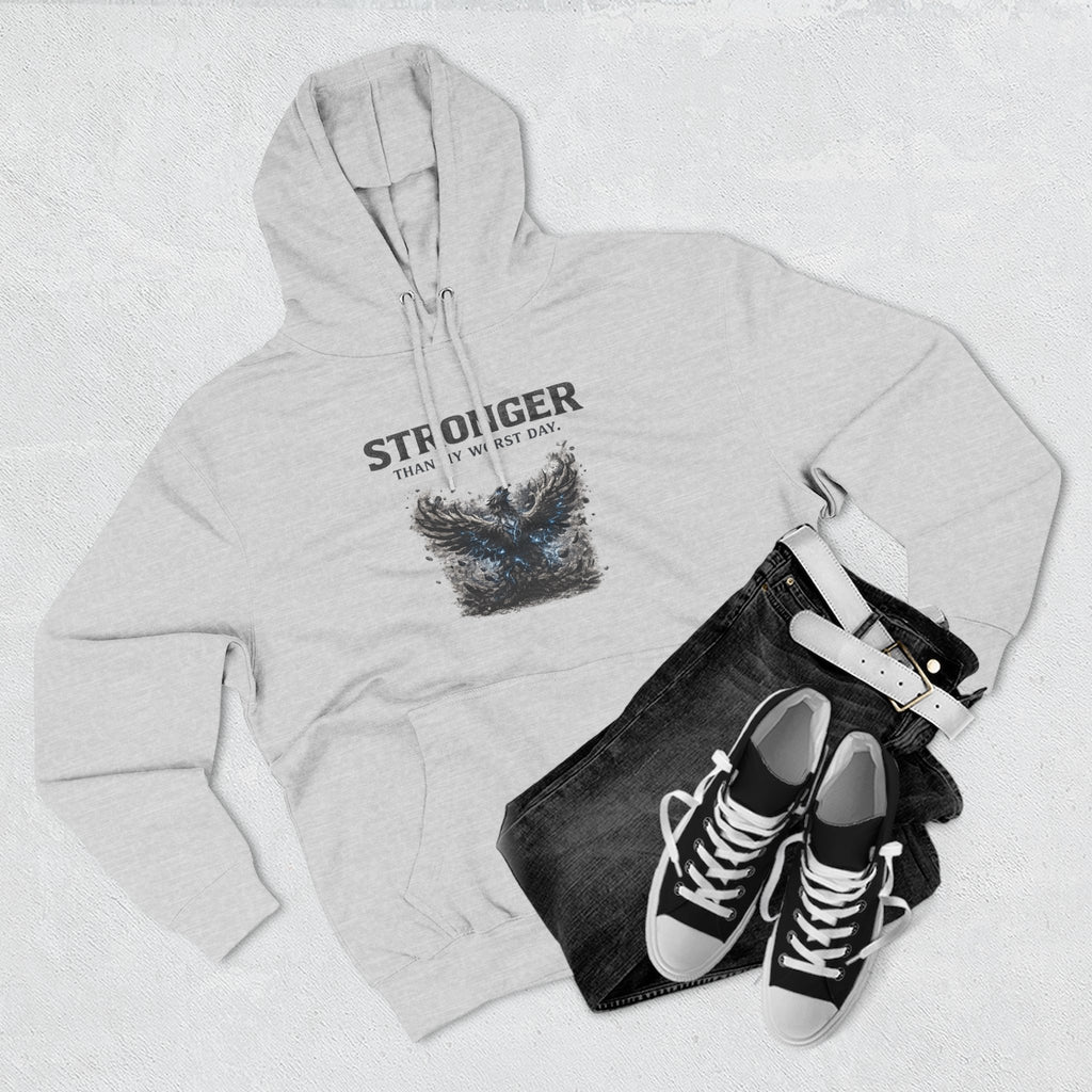 Stronger Than My Worst Day Hoodie — "Some Days My Mind Is the Battlefield" Mental Health Awareness Hoodie