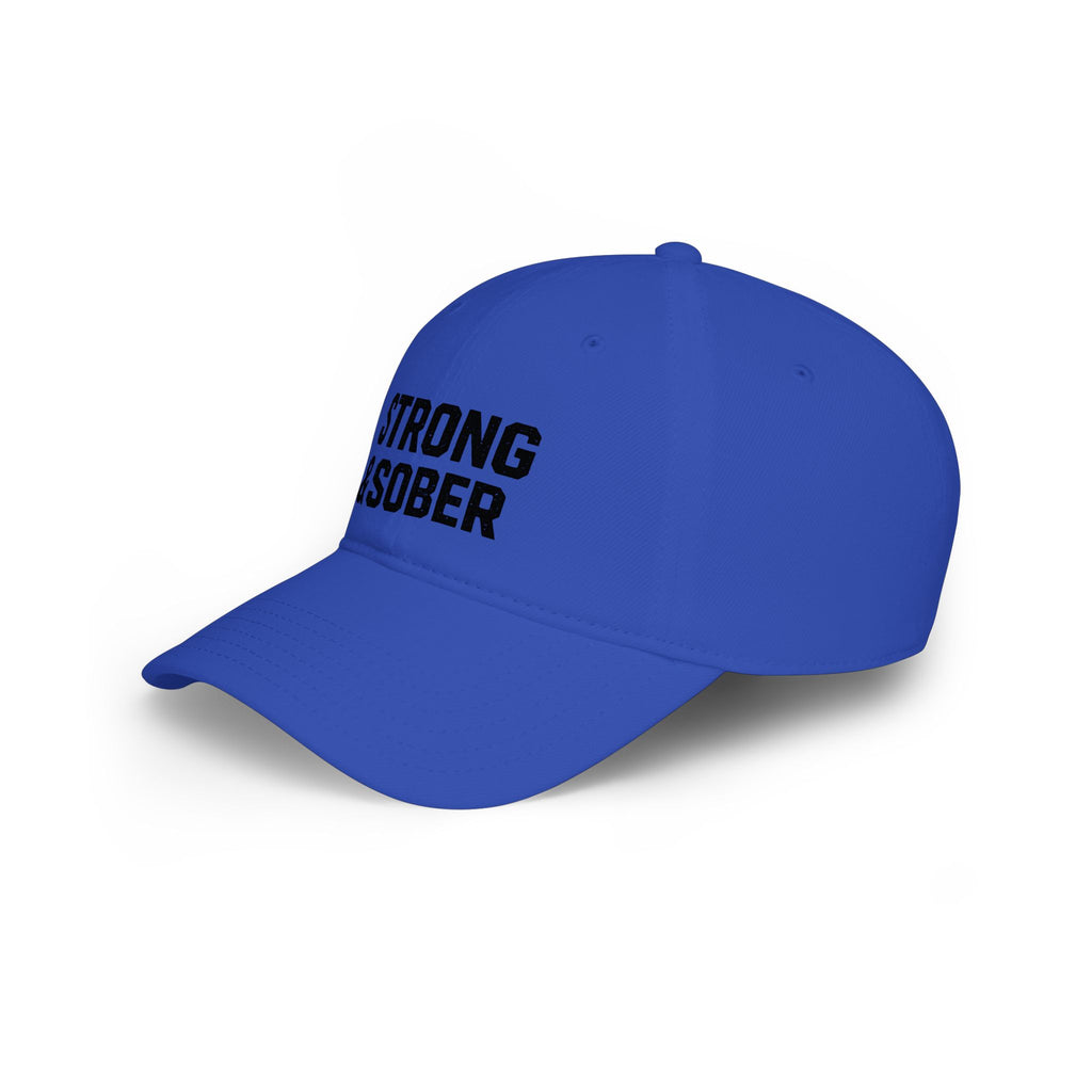 Strong & Sober Baseball Cap — Recovery Message Low Profile Hat