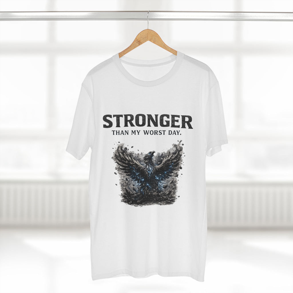 Stronger Than My Worst Day Tee — Mental Health Recovery Graphic T-Shirt