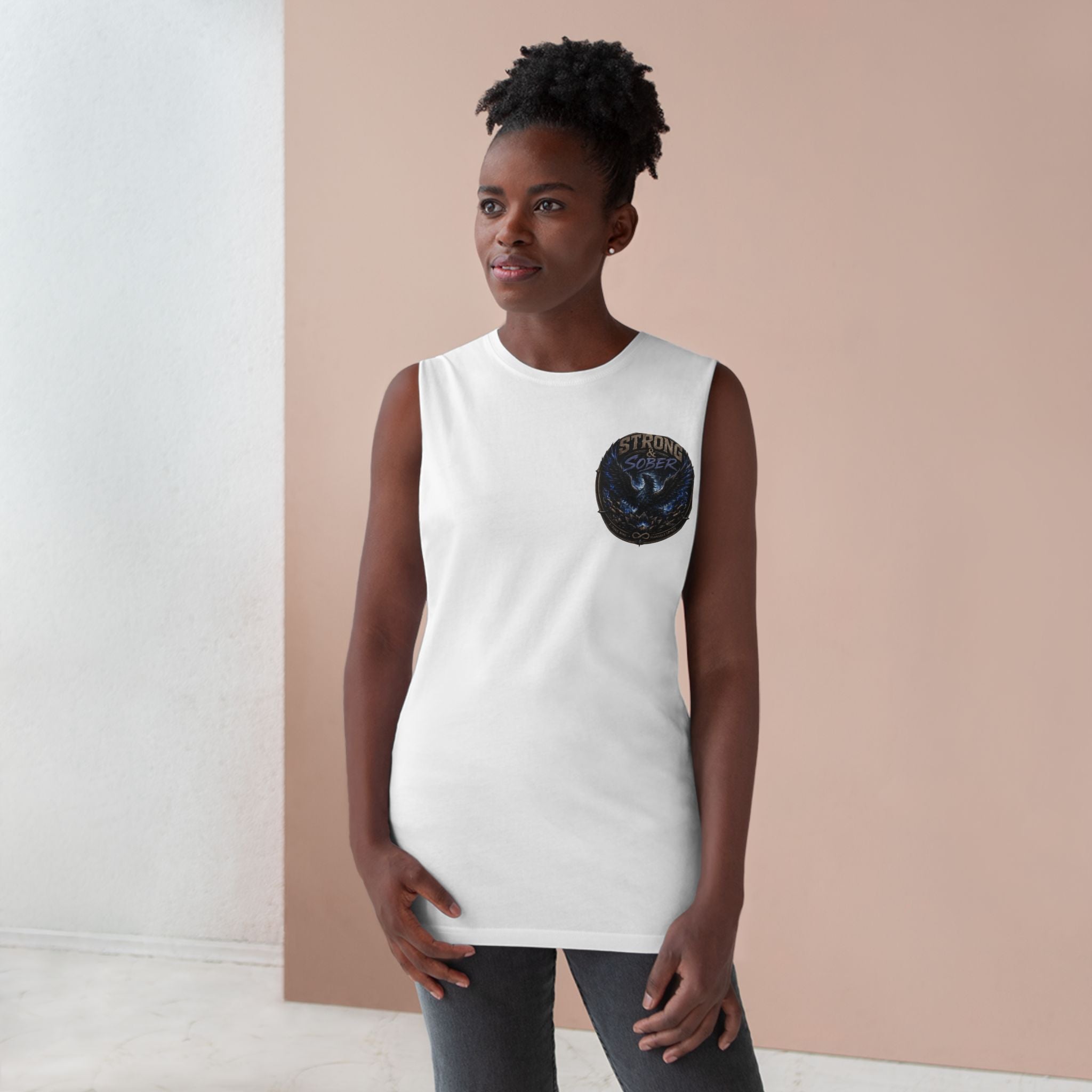 Strong & Sober Eagle Tank — Recovery Inspiration Athletic Tank