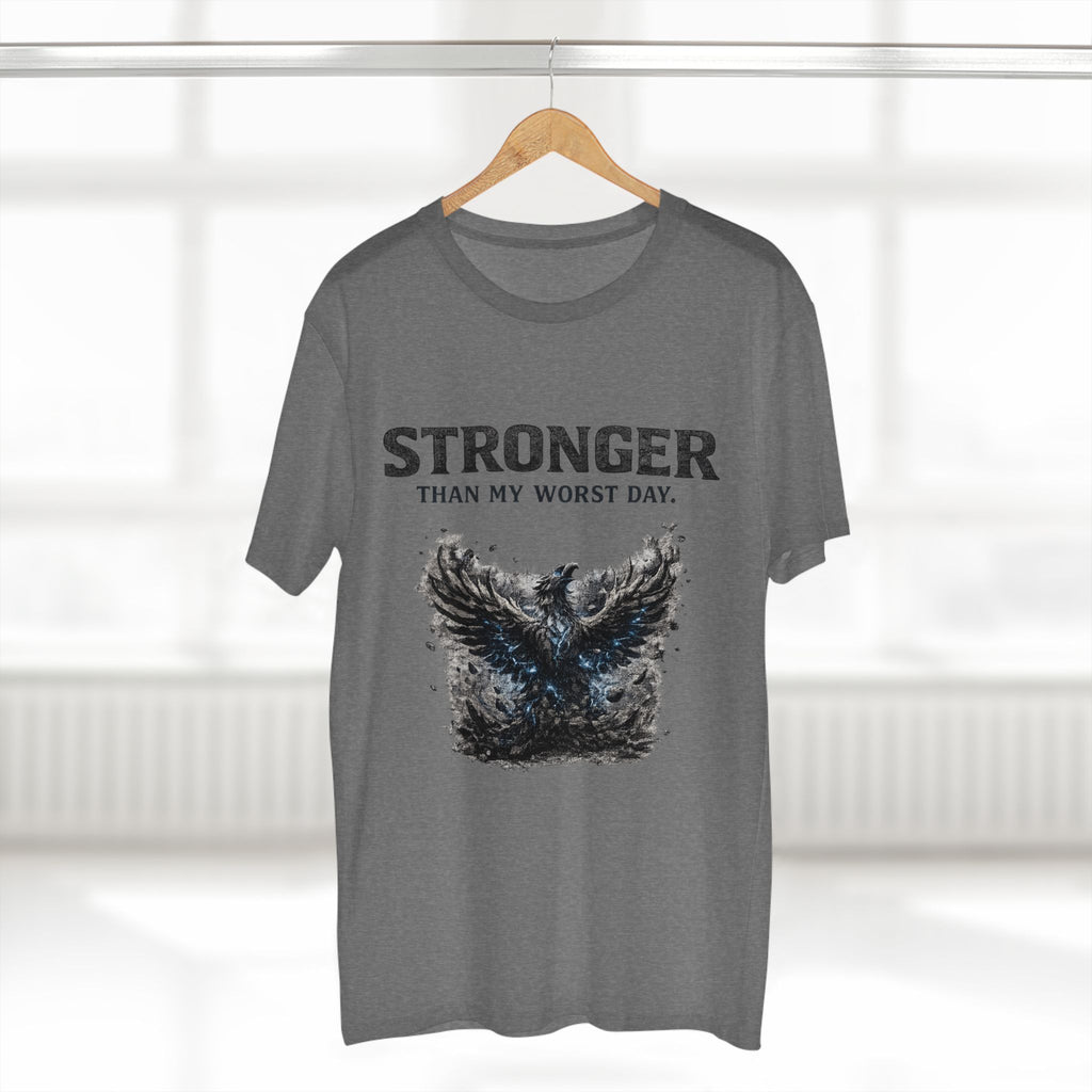 Stronger Than My Worst Day Tee — Mental Health Recovery Graphic T-Shirt