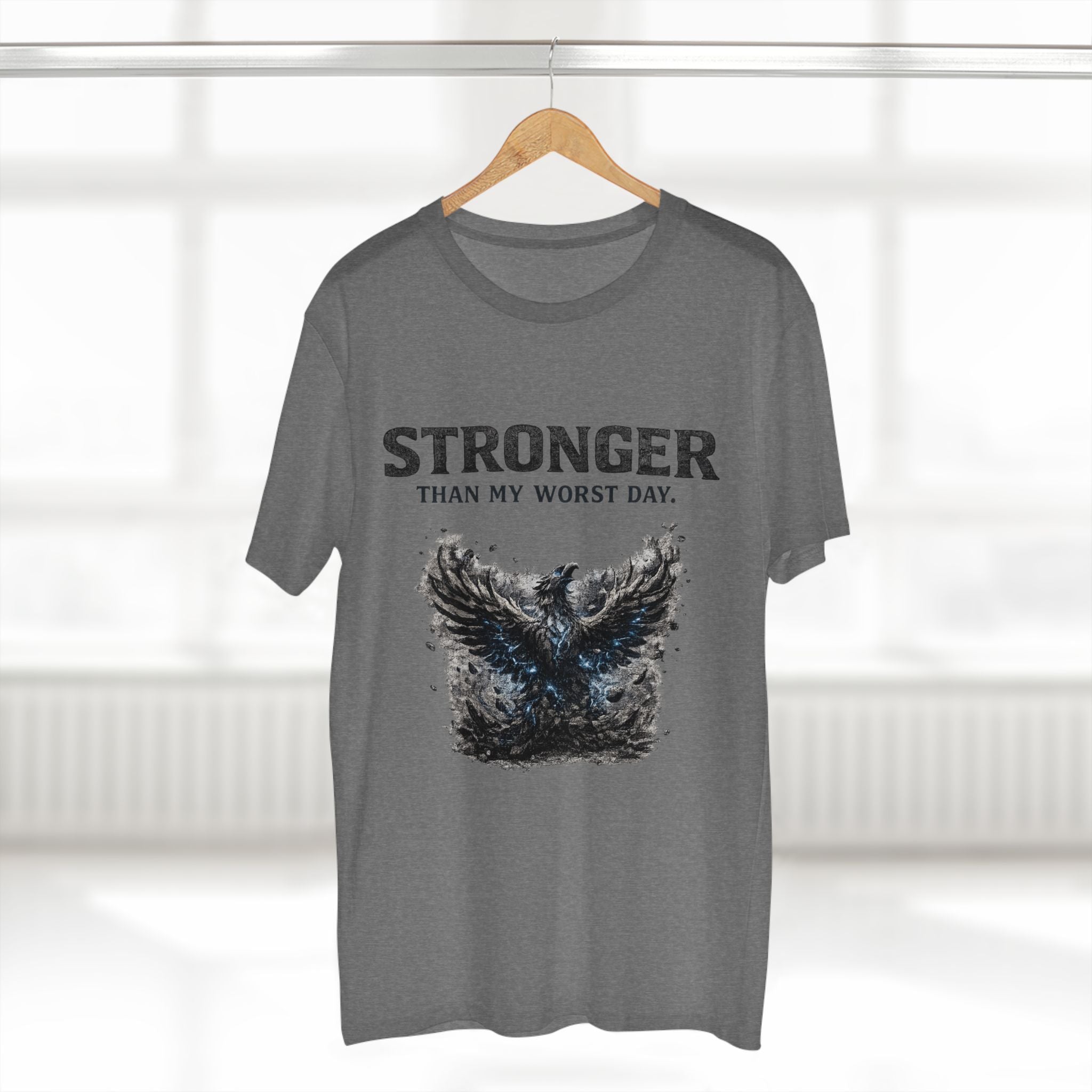Stronger Than My Worst Day Tee — Mental Health Recovery Graphic T-Shirt