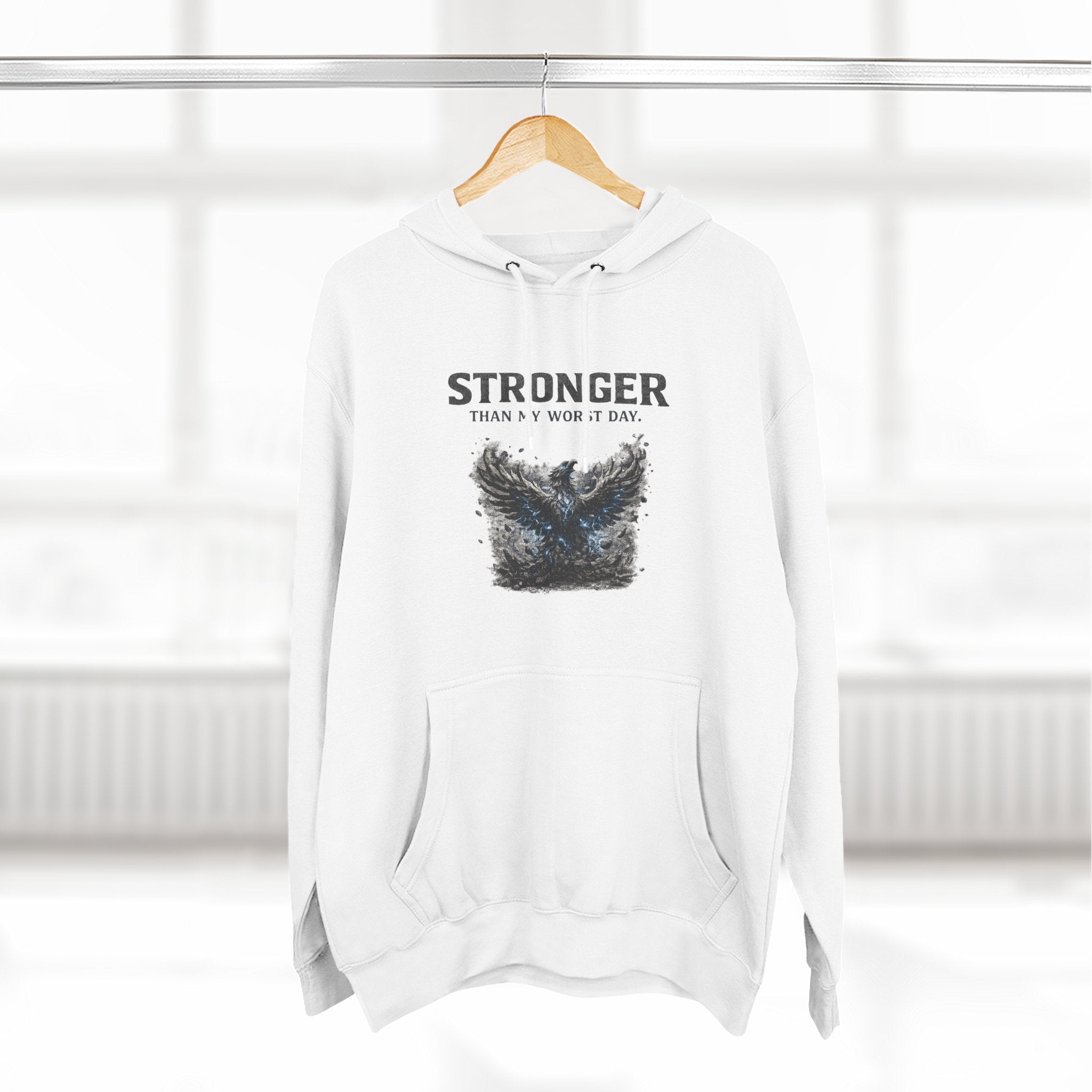 Stronger Than My Worst Day Hoodie — "Some Days My Mind Is the Battlefield" Mental Health Awareness Hoodie