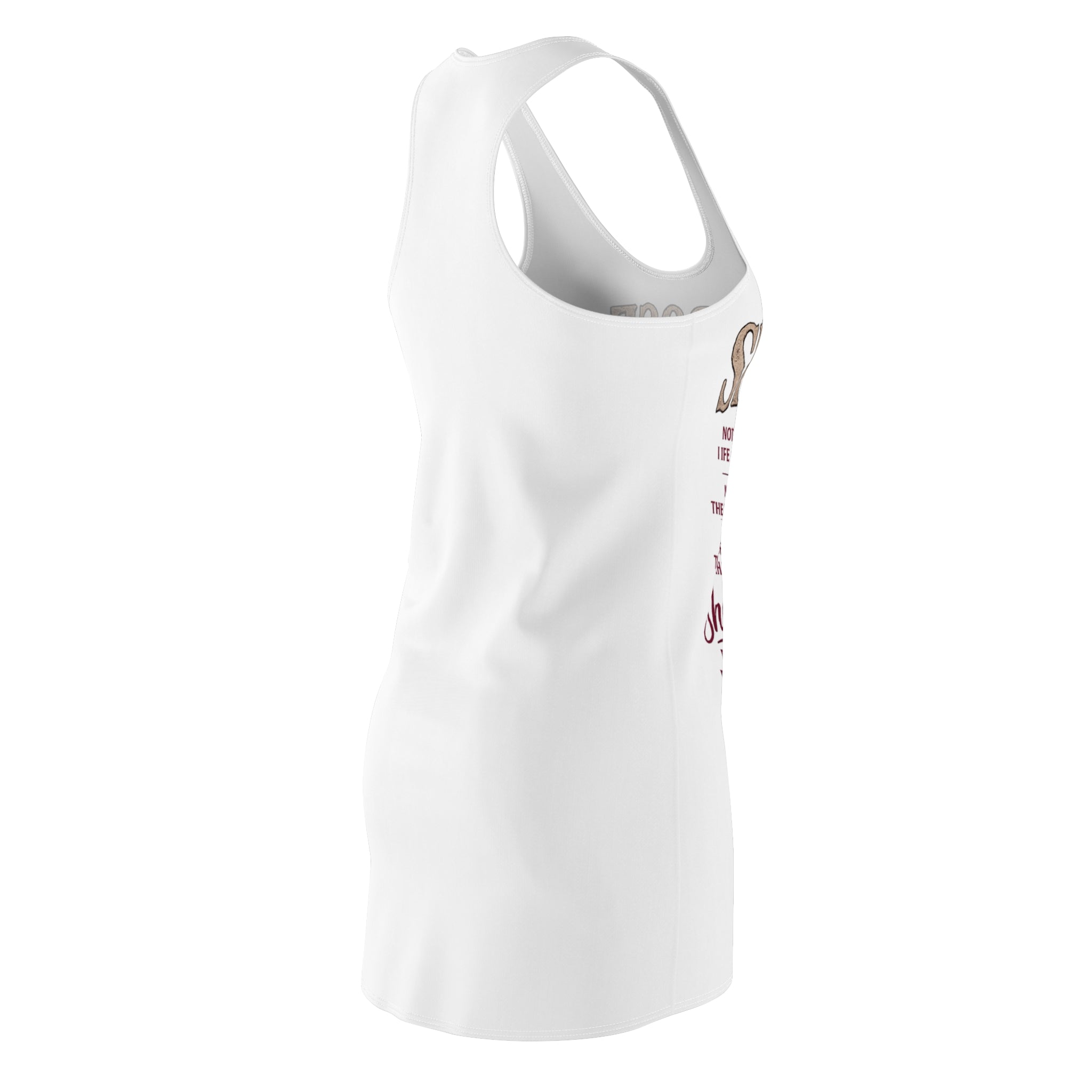 She Rose Racerback Dress — Pink Graphic