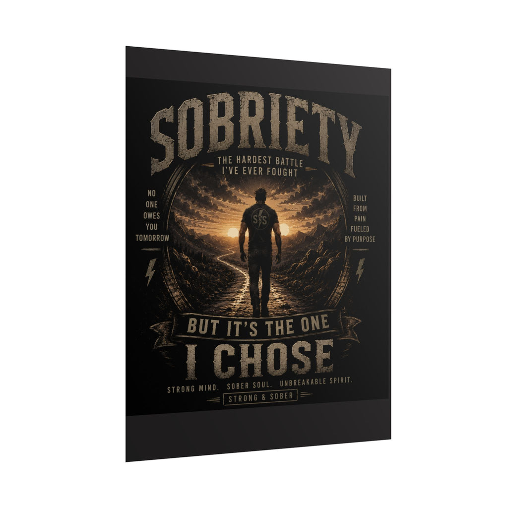 Rolled Poster — "But I Still Feel" Strong & Sober Recovery Inspirational Poster