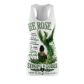 She Rose Racerback Dress — Green Graphic