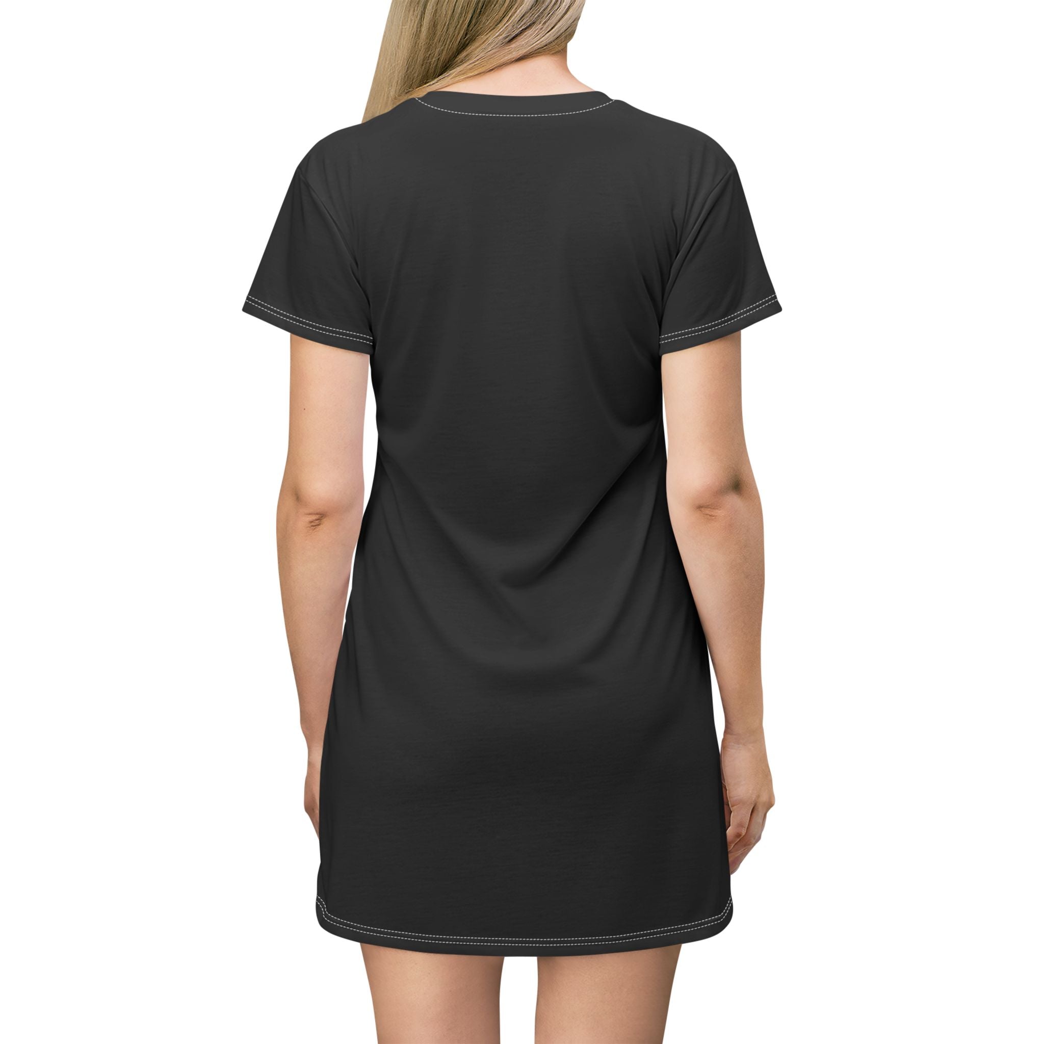 Healing in Silence T-Shirt Dress — Inspirational Self-Care Message Dress