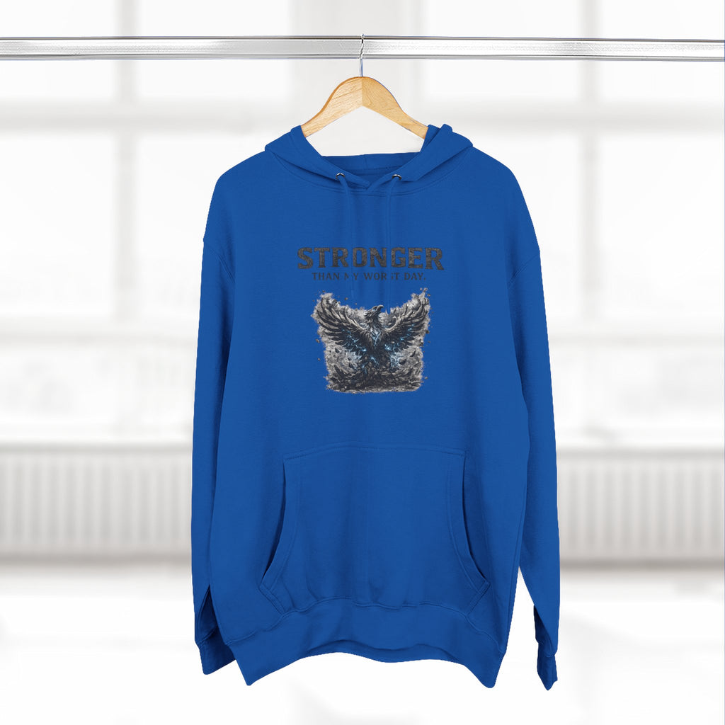 Stronger Than My Worst Day Hoodie — "Some Days My Mind Is the Battlefield" Mental Health Awareness Hoodie