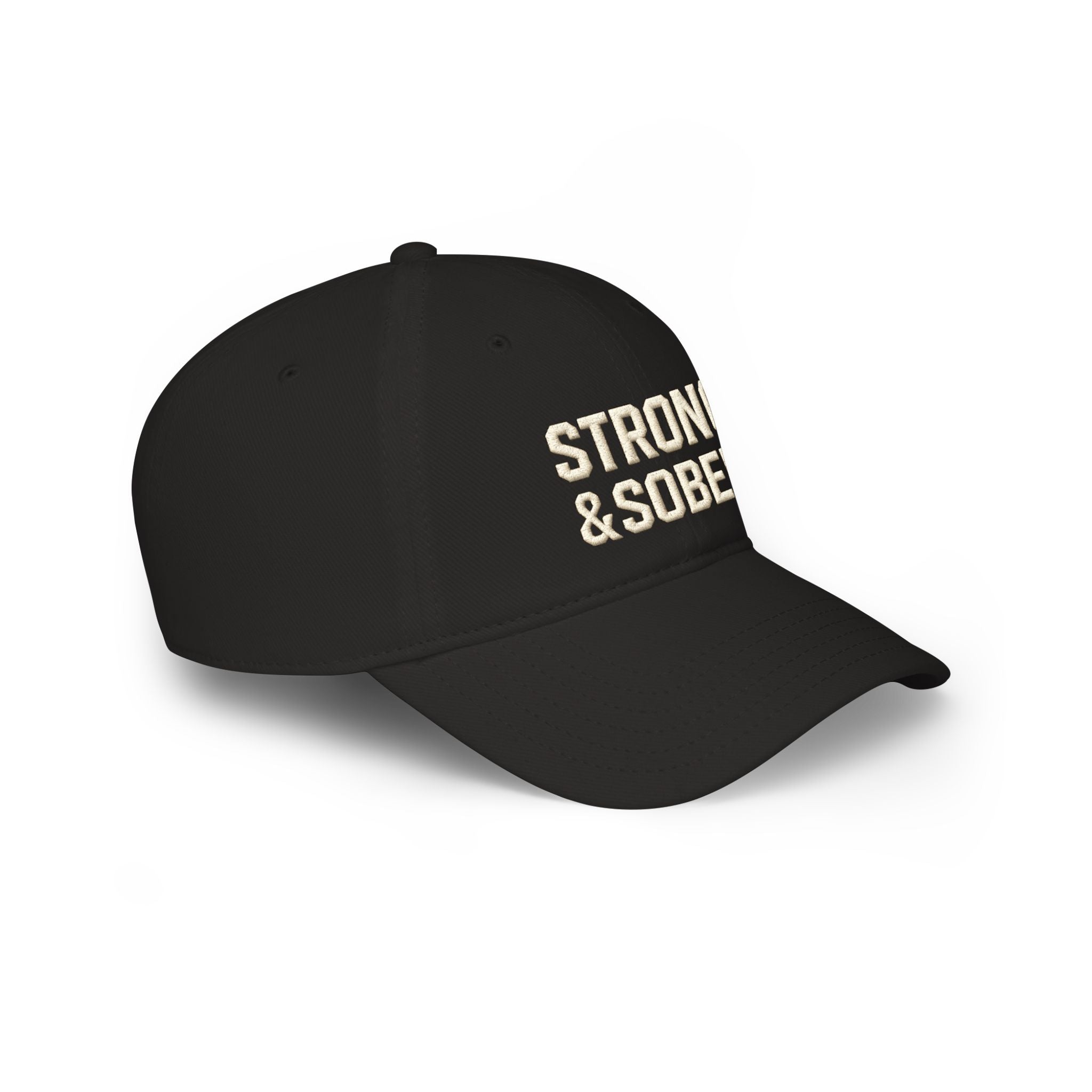 Strong & Sober Baseball Cap — Recovery Support Low Profile Hat