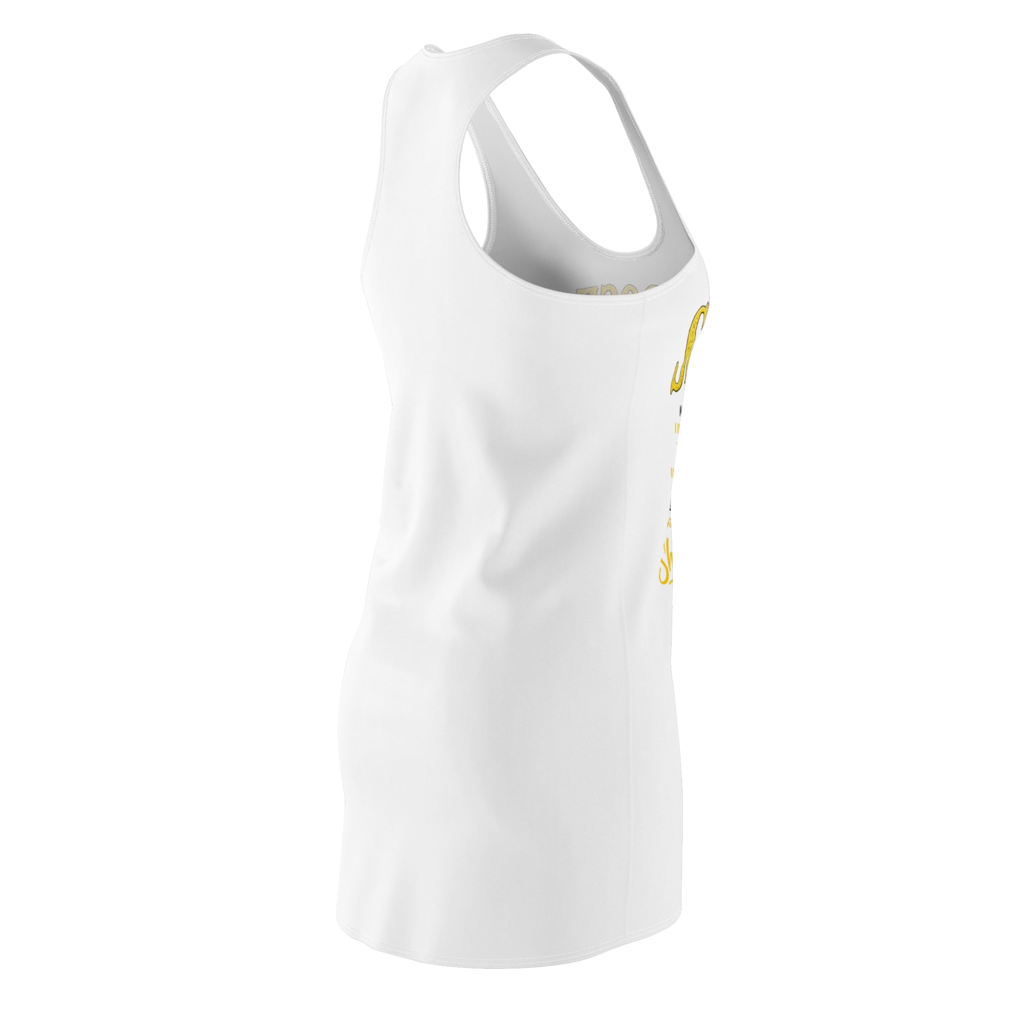 She Rose Racerback Dress — Yellow Graphic
