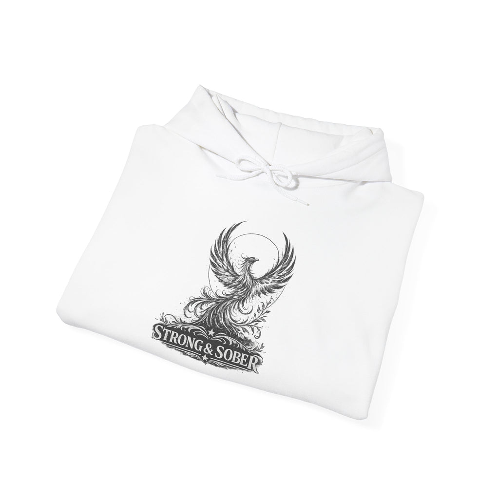 Phoenix Recovery Hoodie – "Strong & Sober" Inspirational Sober Living Sweatshirt