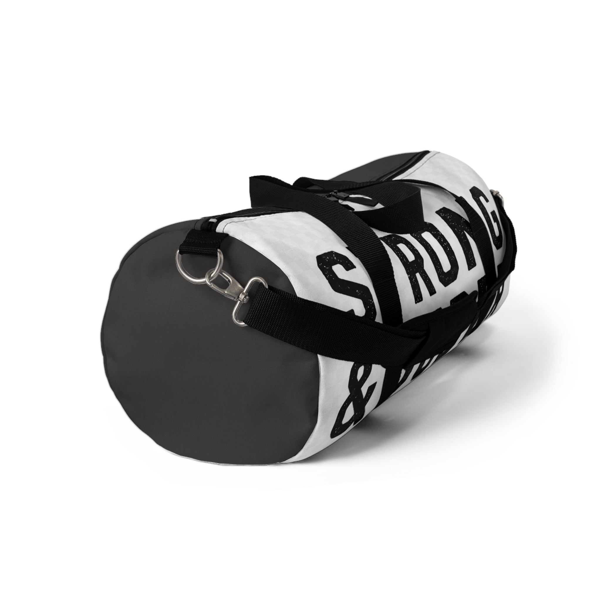 Strong & Sober Duffel Bag — Recovery Motivational Travel Gym Bag