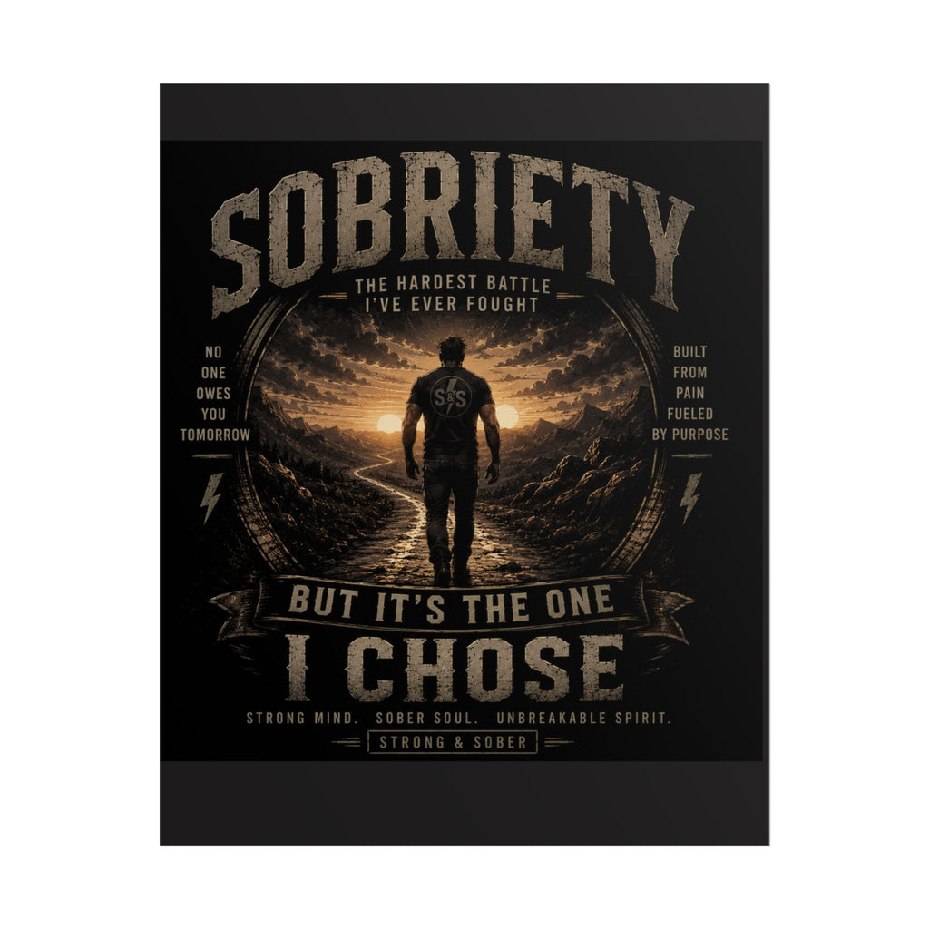 Rolled Poster — "But I Still Feel" Strong & Sober Recovery Inspirational Poster