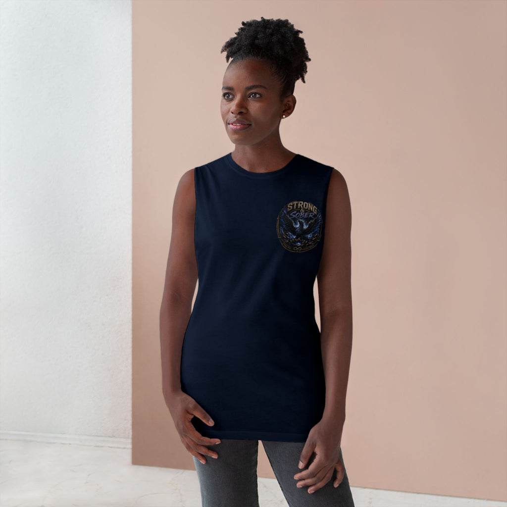 Strong & Sober Eagle Tank — Recovery Inspiration Athletic Tank