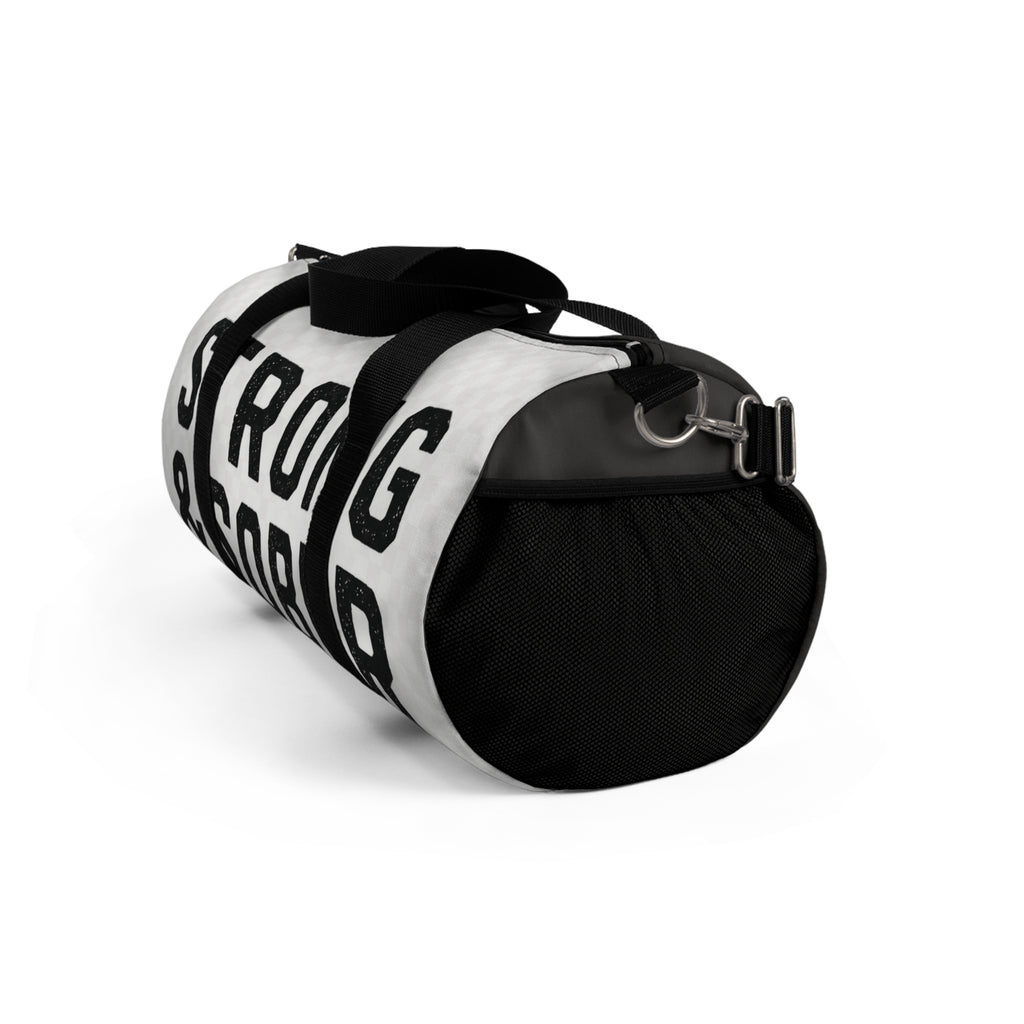 Strong & Sober Duffel Bag — Recovery Motivational Travel Gym Bag