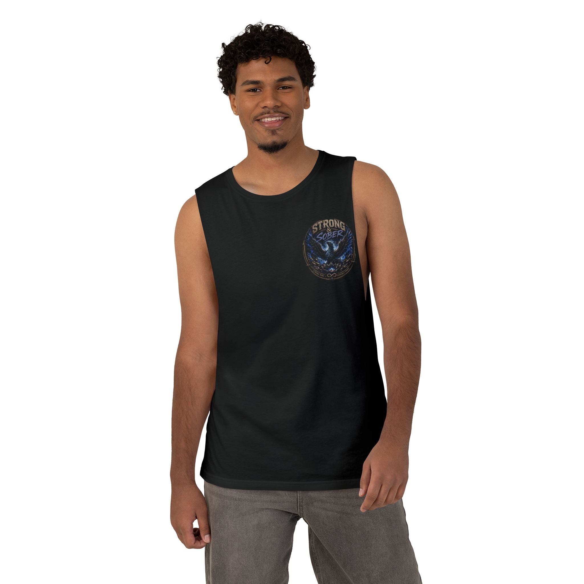 Strong & Sober Eagle Tank — Recovery Inspiration Athletic Tank