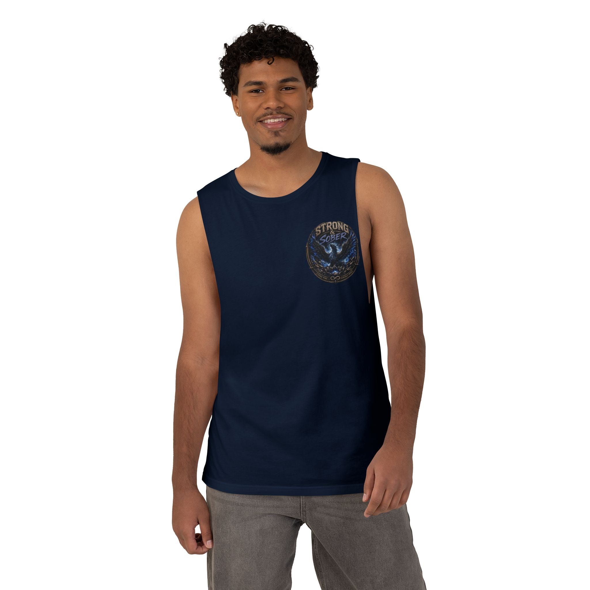 Strong & Sober Eagle Tank — Recovery Inspiration Athletic Tank