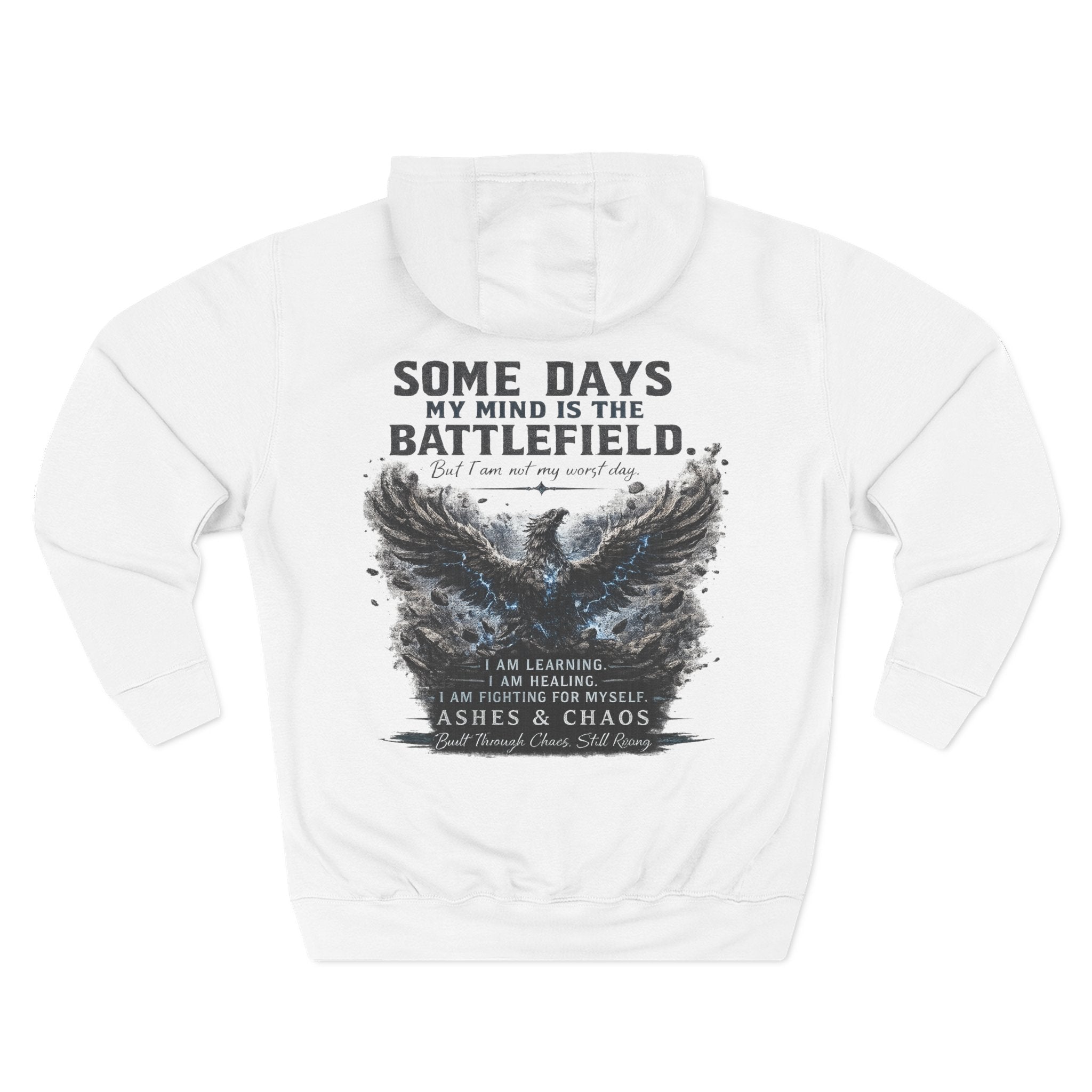 Stronger Than My Worst Day Hoodie — "Some Days My Mind Is the Battlefield" Mental Health Awareness Hoodie