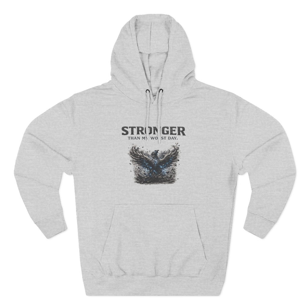 Stronger Than My Worst Day Hoodie — "Some Days My Mind Is the Battlefield" Mental Health Awareness Hoodie