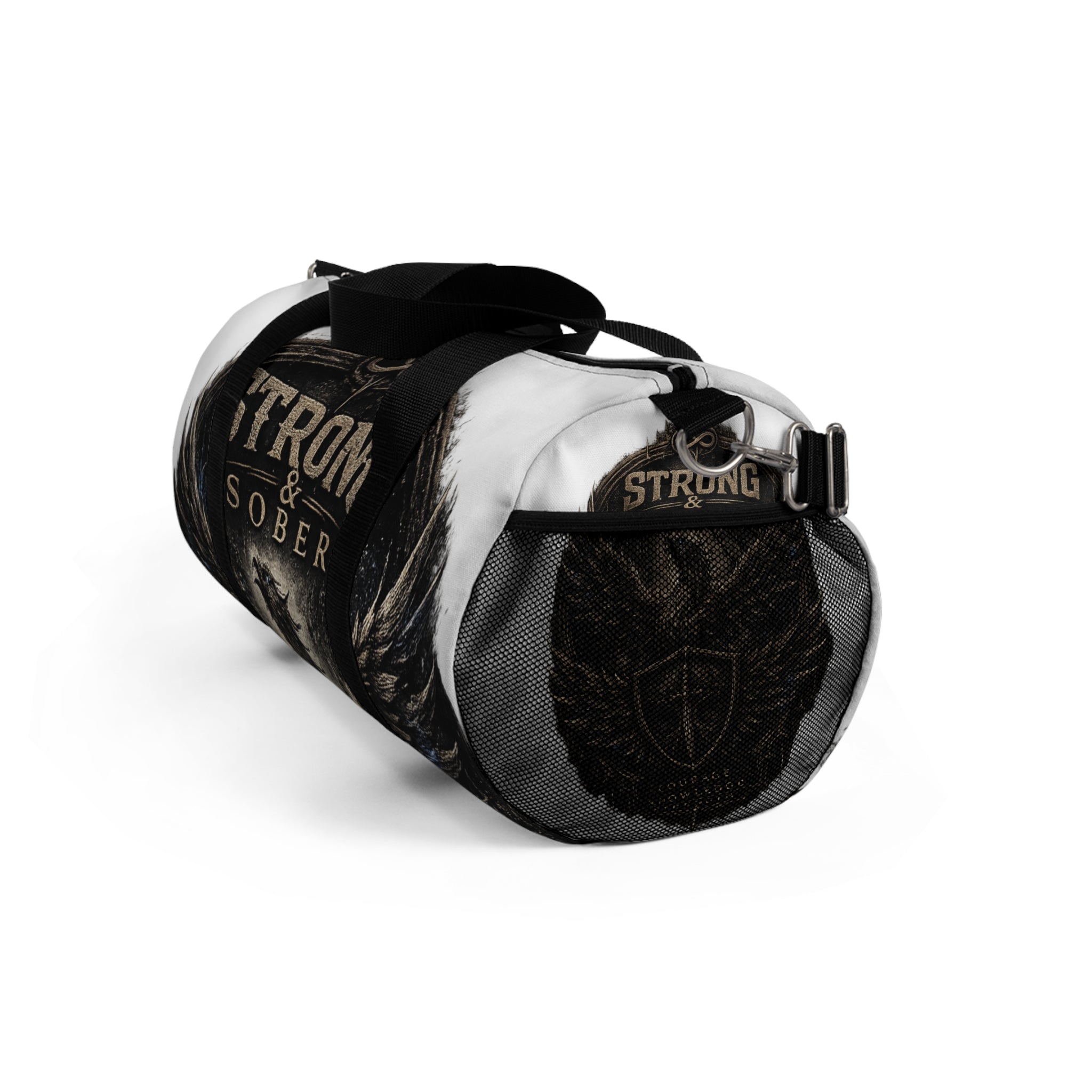 Strong & Sober Duffel Bag — Phoenix Wings Recovery Travel Bag