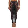 Phoenix Wings Graphic Leggings — 'Strong Soul' Inspirational Yoga Leggings