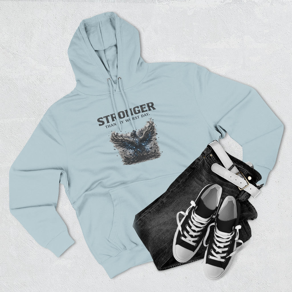 Stronger Than My Worst Day Hoodie — "Some Days My Mind Is the Battlefield" Mental Health Awareness Hoodie