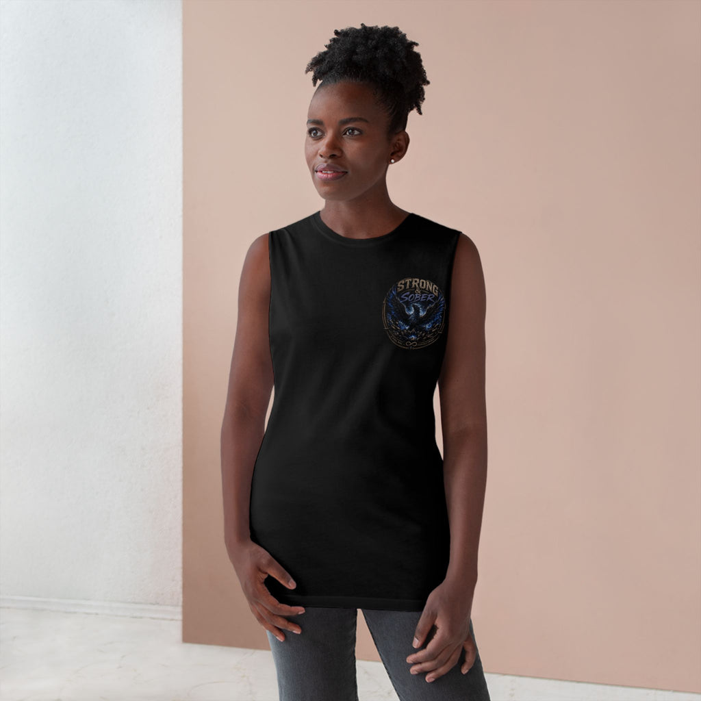 Strong & Sober Eagle Tank — Recovery Inspiration Athletic Tank