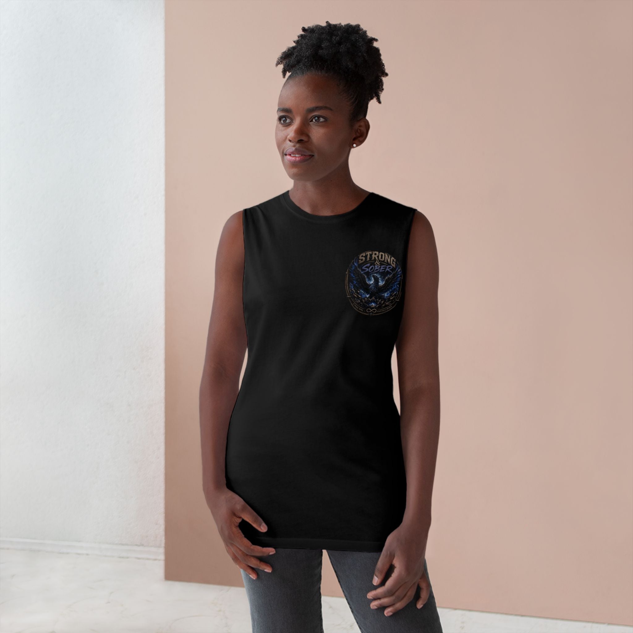 Strong & Sober Eagle Tank — Recovery Inspiration Athletic Tank