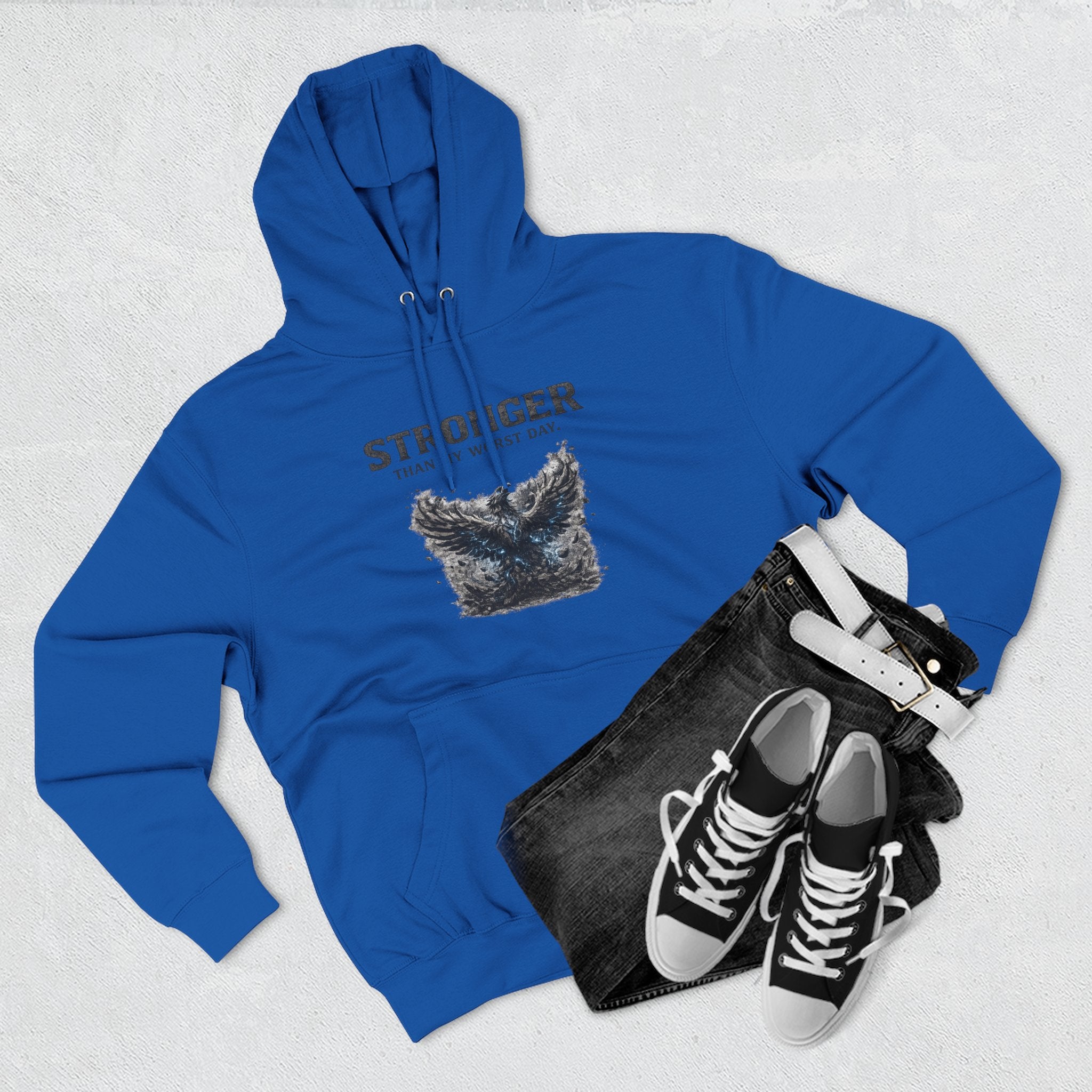 Stronger Than My Worst Day Hoodie — "Some Days My Mind Is the Battlefield" Mental Health Awareness Hoodie