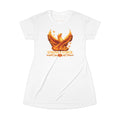 Phoenix Recovery T-Shirt Dress — "Strong & Sober" Addiction Recovery Tee Dress