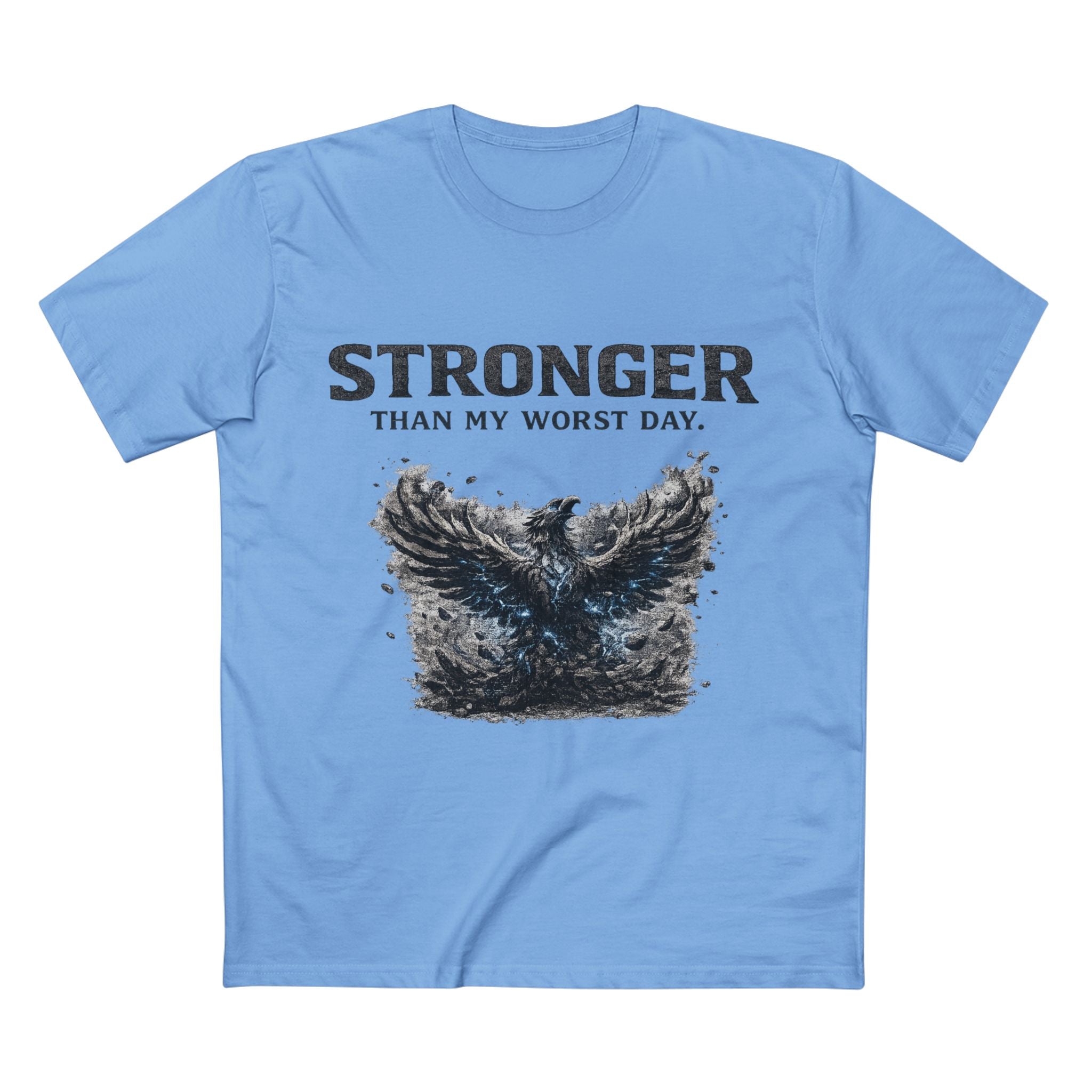 Stronger Than My Worst Day Tee — Mental Health Recovery Graphic T-Shirt