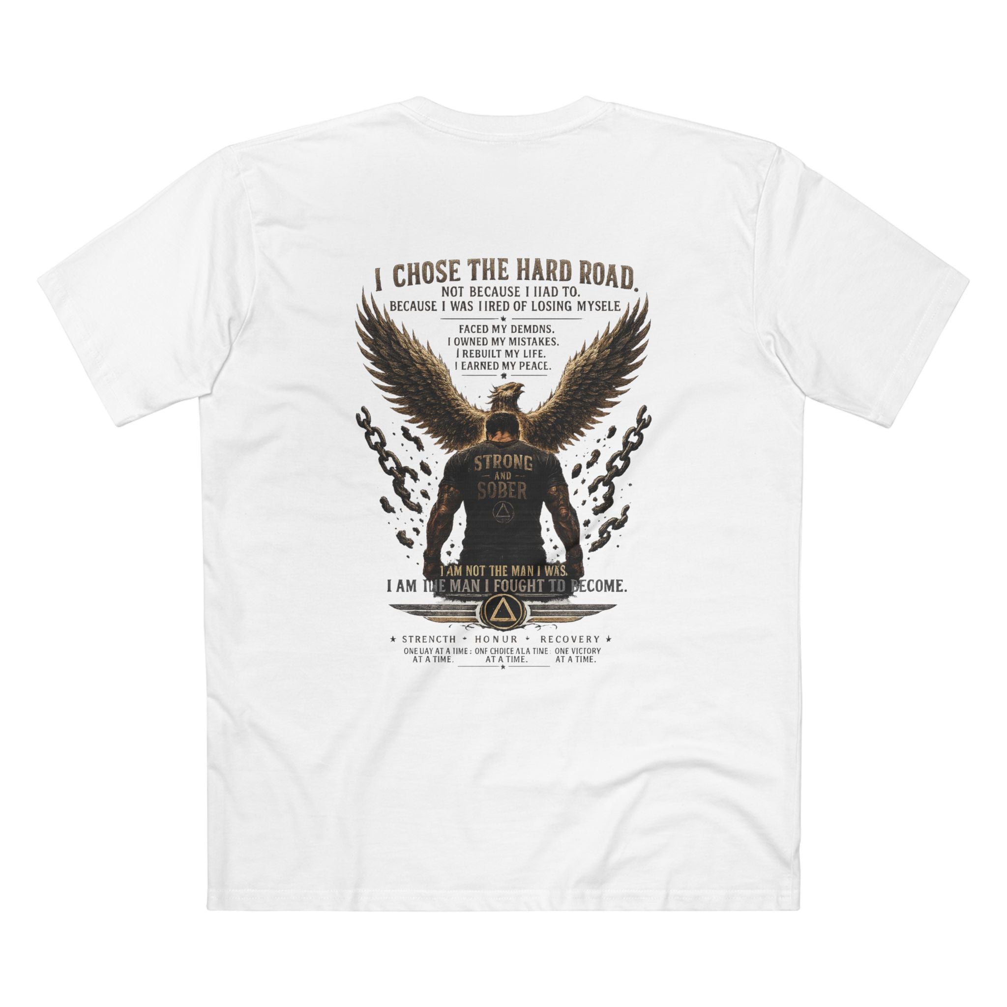 Men's Recovery Tee — Strong & Sober