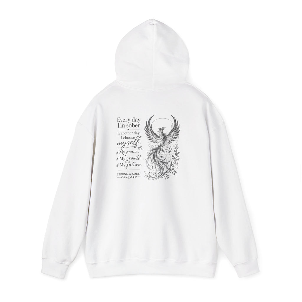 Phoenix Recovery Hoodie – "Strong & Sober" Inspirational Sober Living Sweatshirt