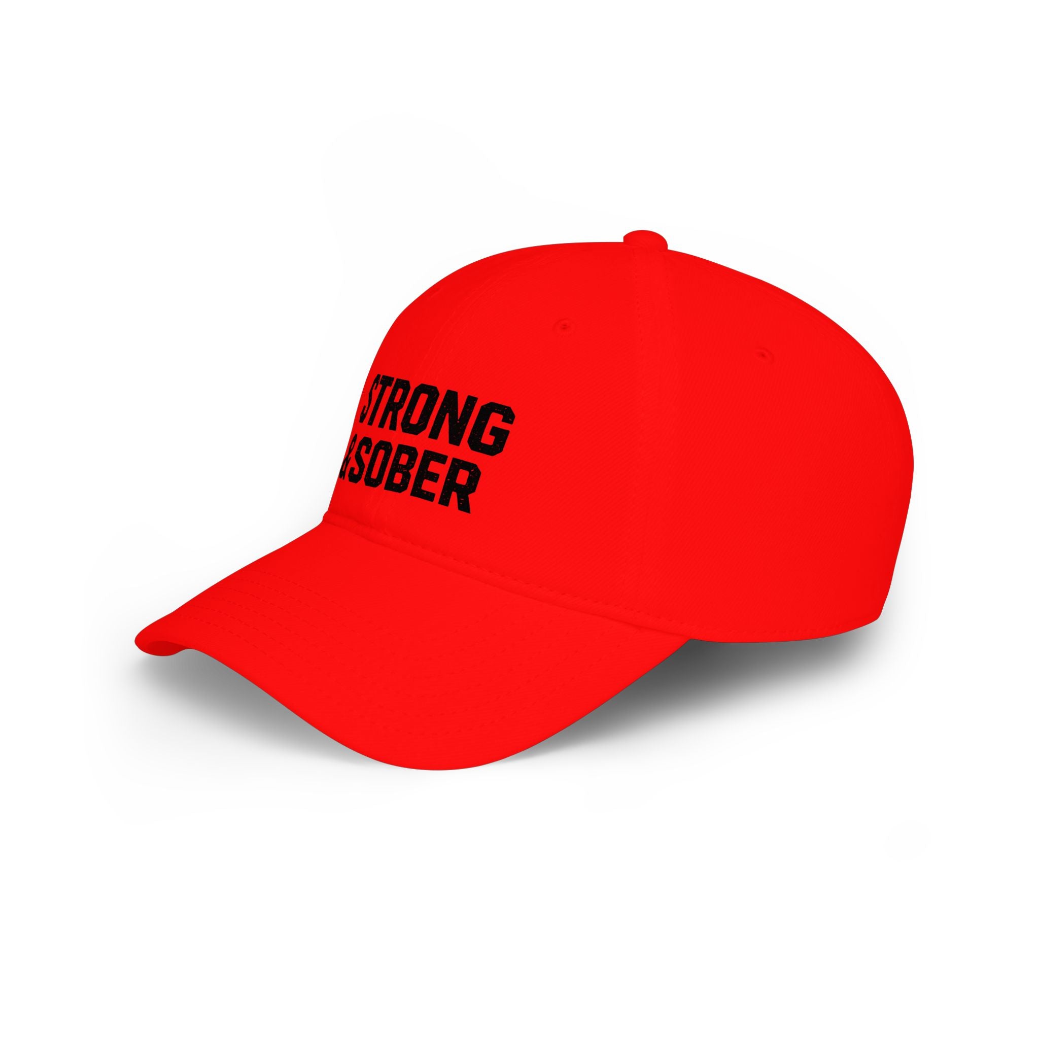 Strong & Sober Baseball Cap — Recovery Message Low Profile Hat