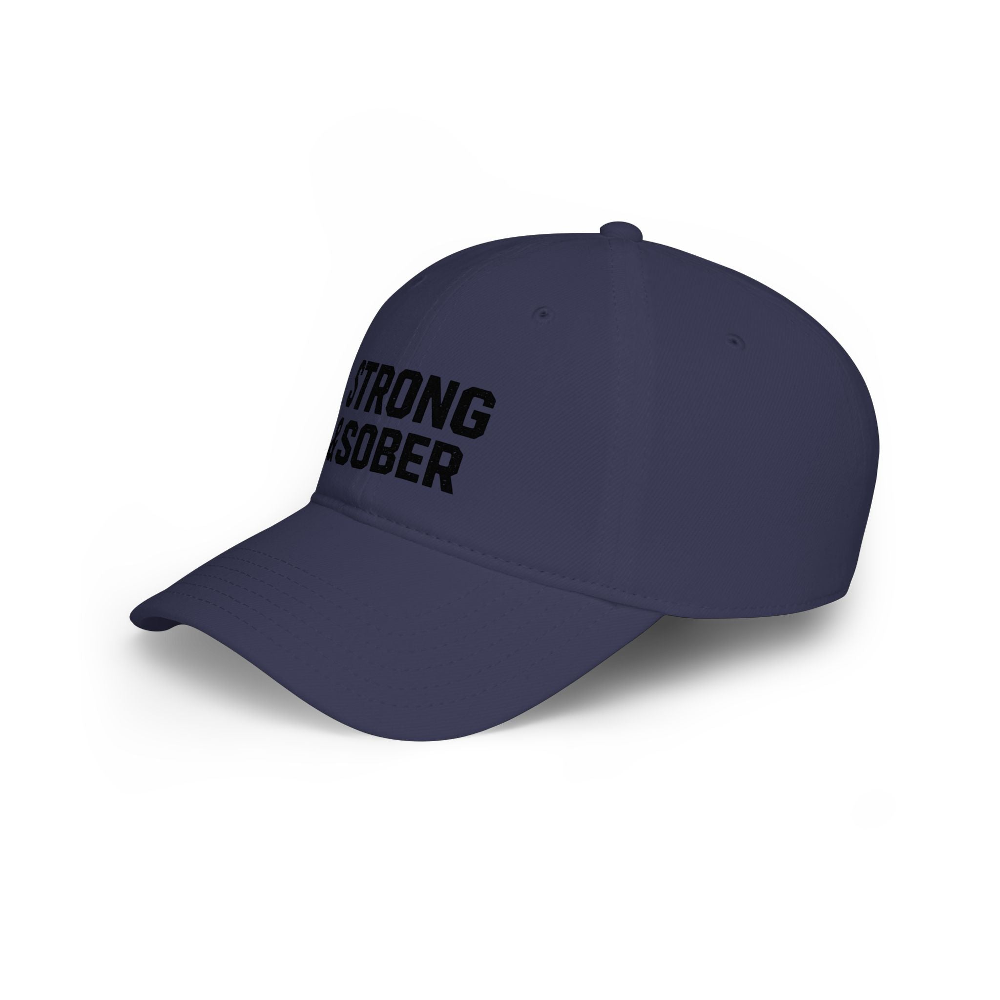 Strong & Sober Baseball Cap — Recovery Message Low Profile Hat