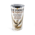 20oz Tumbler — "She Fought For This Life" Recovery Phoenix Travel Mug