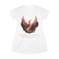 T-Shirt Dress - "Strong & Sober" Phoenix Recovery Dress (Addiction Recovery, Healing & Sobriety Affirmation)
