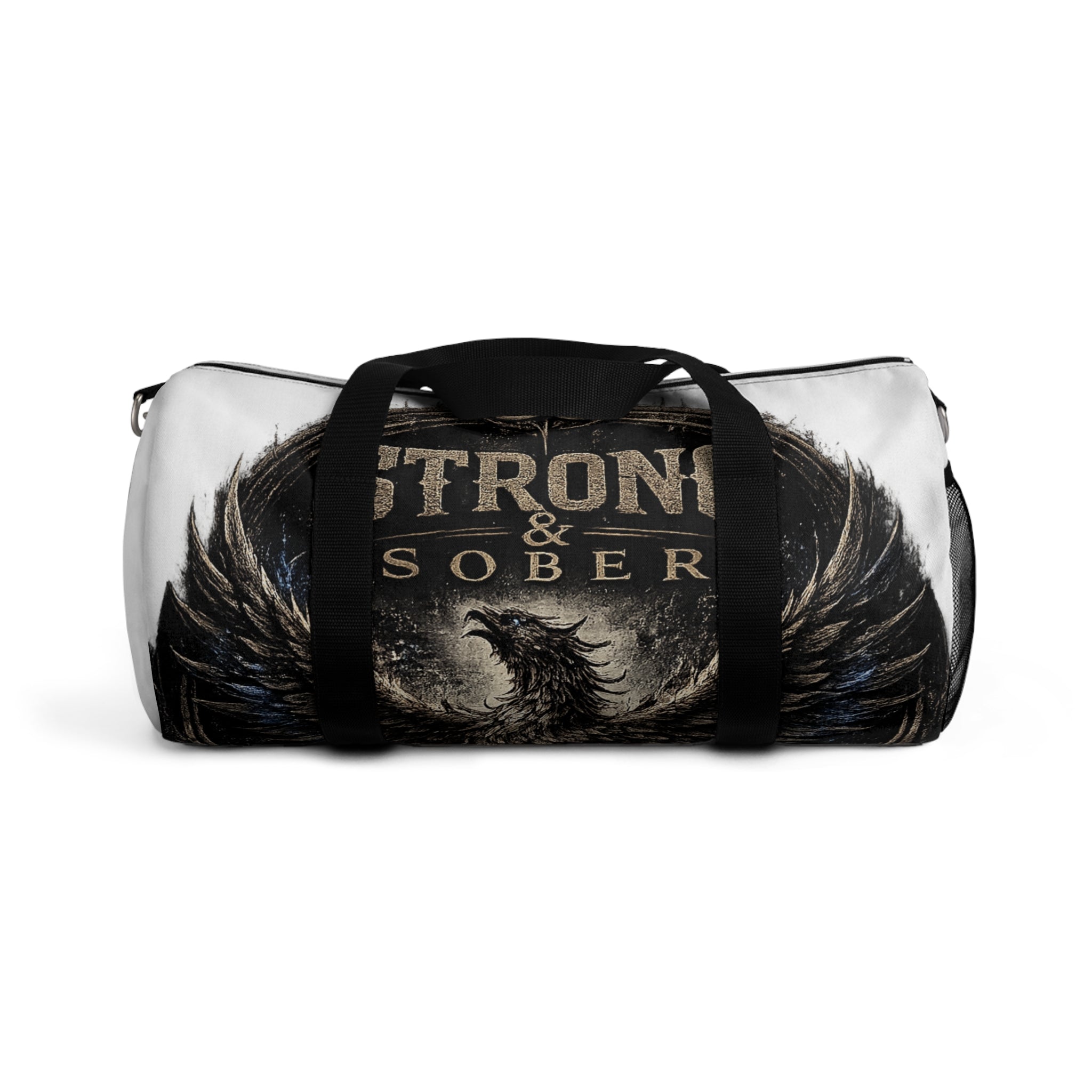 Strong & Sober Duffel Bag — Phoenix Wings Recovery Travel Bag