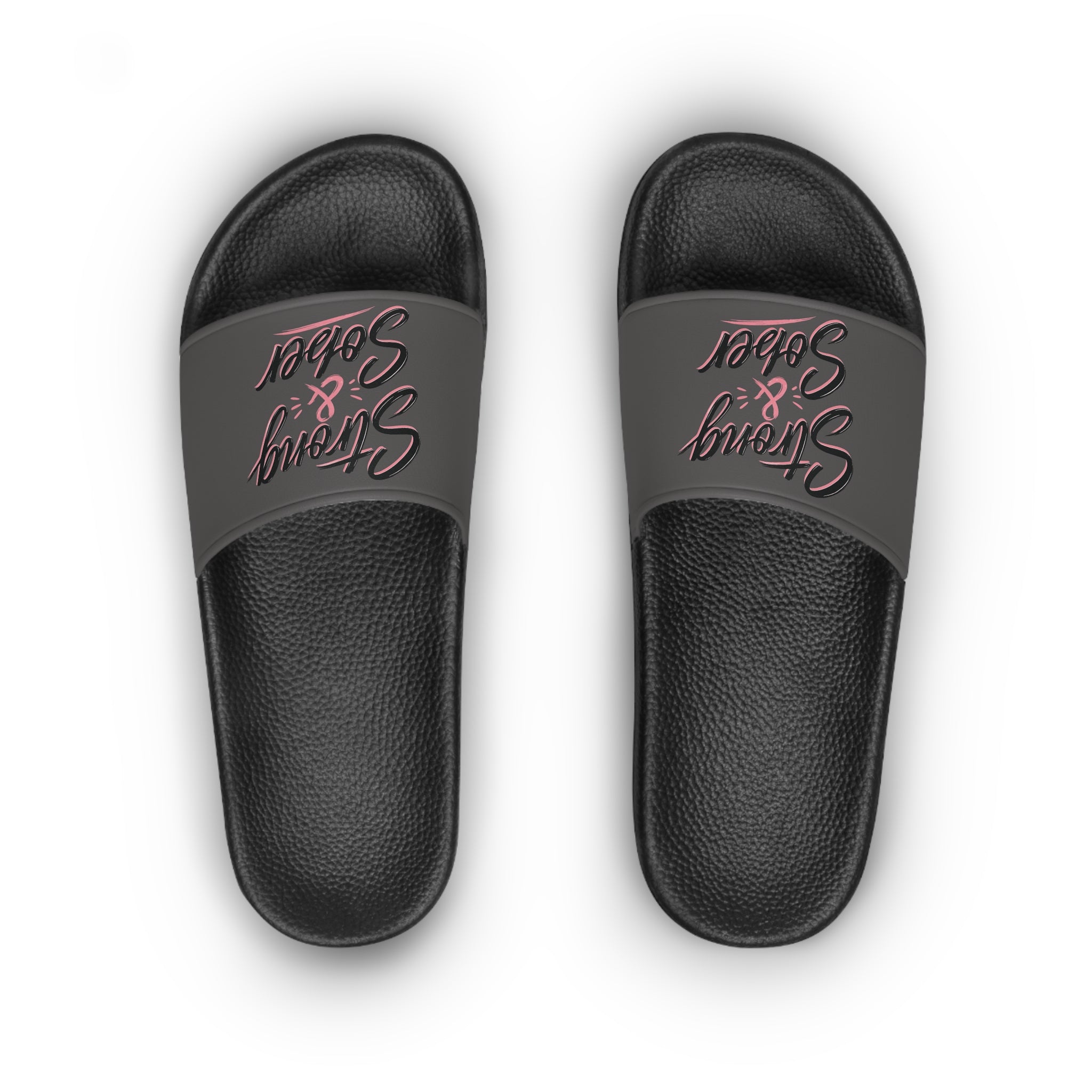 Slide Sandals — "Strong & Sober" Women's Comfort Slides